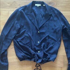 Vince drawstring loose-fitting blouse